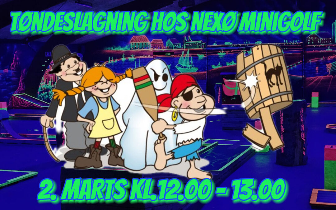 Tøndeslagning hos Nexø Minigolf