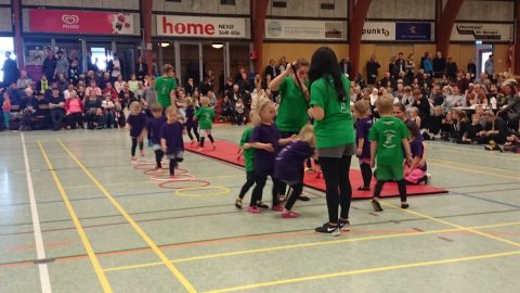 Gymnastikopvisning i Nexø Gymnastikforening